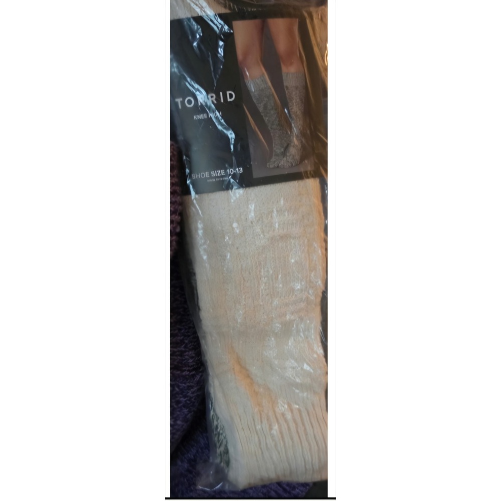 New Torrid Knee High socks 2 pair size 10-13